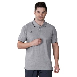Nivia Ray Polo-17 Pique T-Shirt - Light Grey