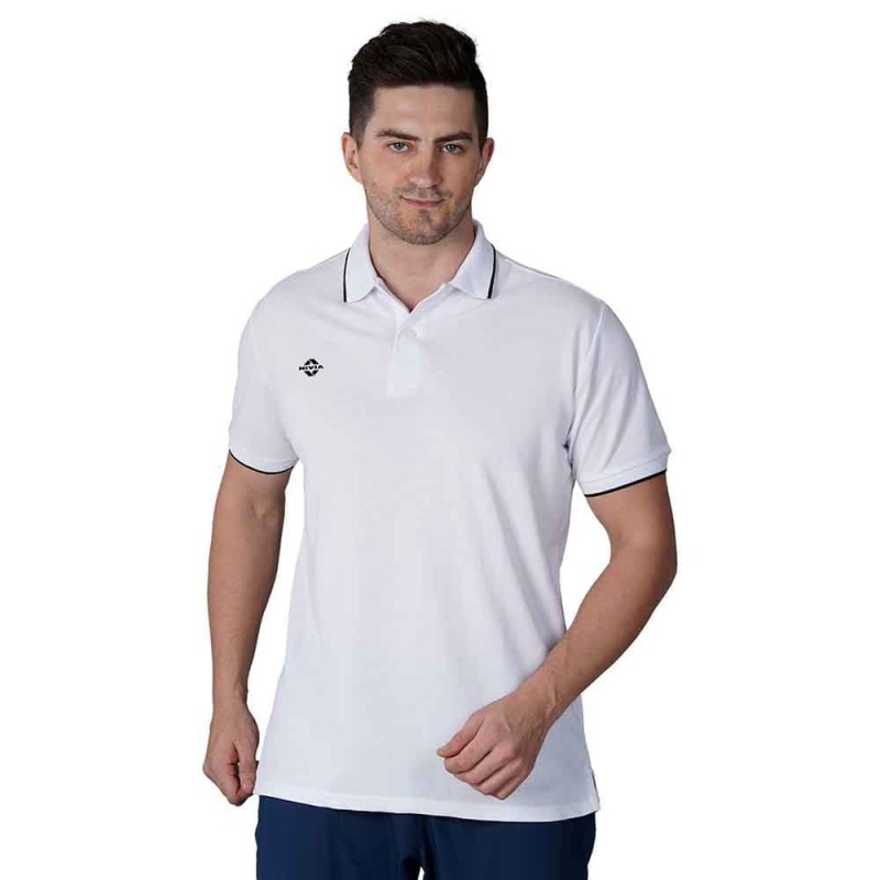 Nivia Ray Polo-17 Pique T-Shirt - White Nivia Ray Polo-17 Pique T-Shirt - White