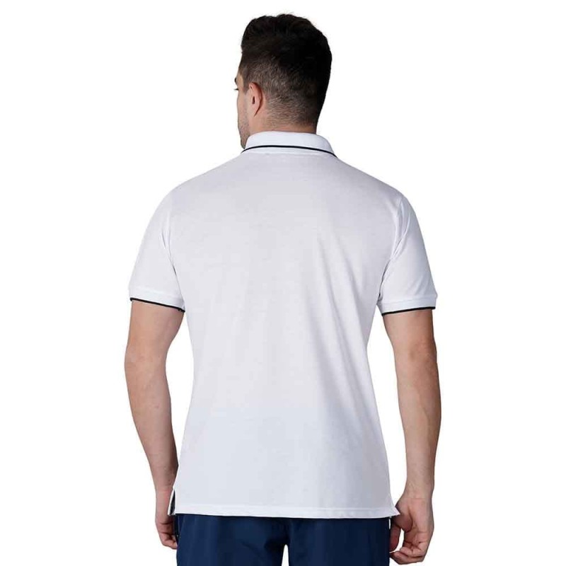 Nivia Ray Polo-17 Pique T-Shirt - White Nivia Ray Polo-17 Pique T-Shirt - White
