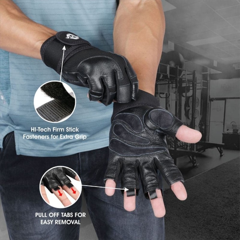 Nivia Rhino Weightliftng Gloves - Black