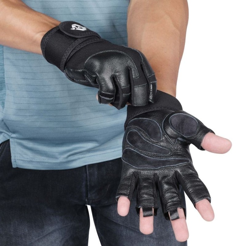 Nivia Rhino Weightliftng Gloves - Black
