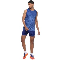 Nivia Skylite Track And Field Jersey Set - Royal Blue/Sky Blue