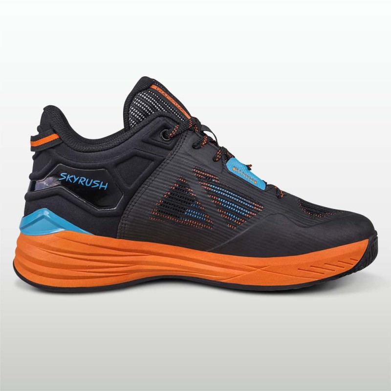 Nivia Skyrush Basketball Shoes - Black/Orange Nivia Skyrush Basketball Shoes - Black/Orange