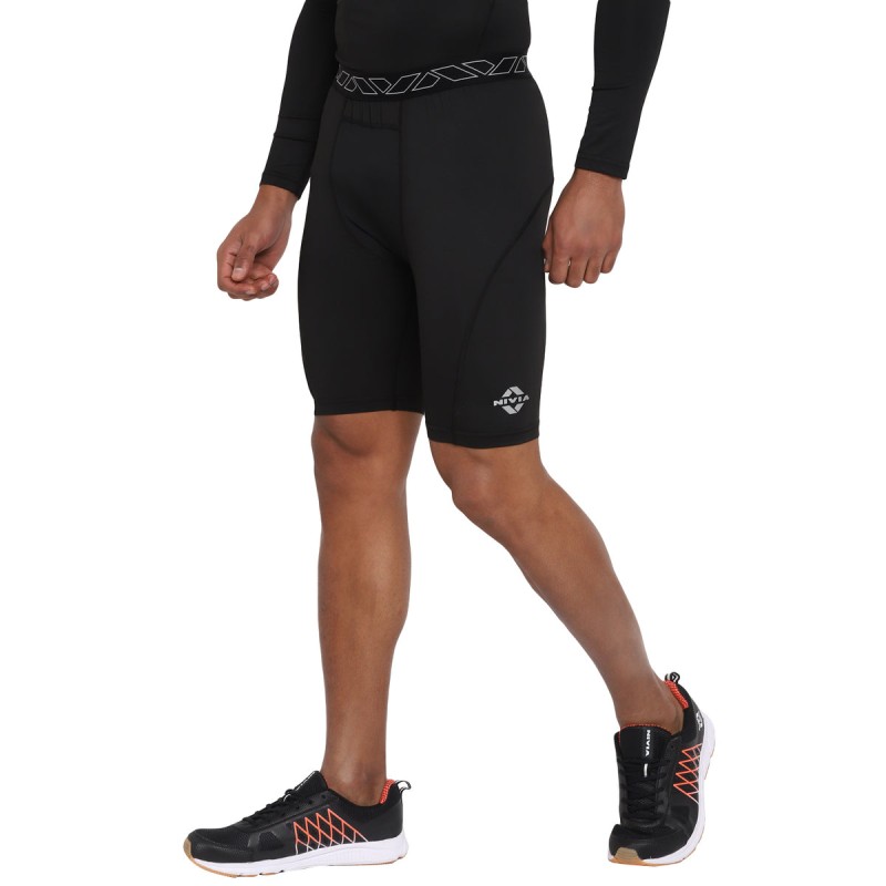 Nivia Training-1 Compression Shorts - Black Nivia Training-1 Compression Shorts - Black
