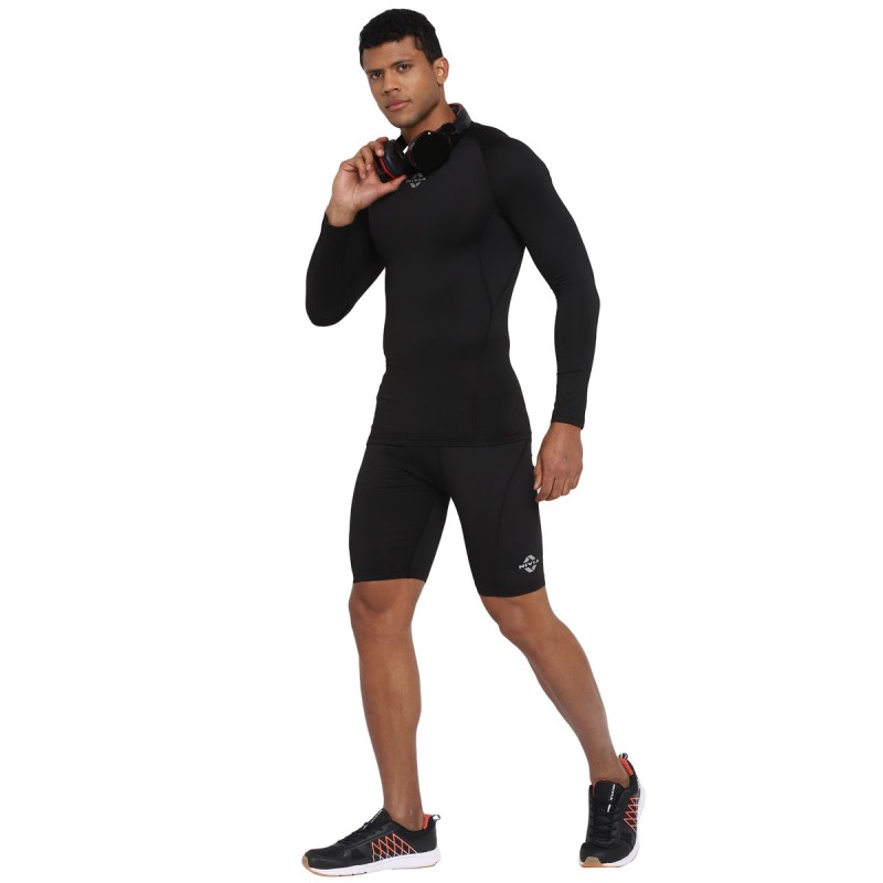 Nivia Training-1 Compression Shorts - Black Nivia Training-1 Compression Shorts - Black