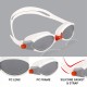 Nivia Speed Trainer Swimming Goggles - Multicolor