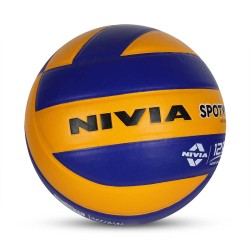 Nivia SpotVolley, As per VFI-Standards Leather Match Volleyball - Multicolor