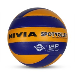 Nivia SpotVolley, As per VFI-Standards Leather Match Volleyball - Multicolor Nivia SpotVolley, As per VFI-Standards Leather Match Volleyball - Multicolor