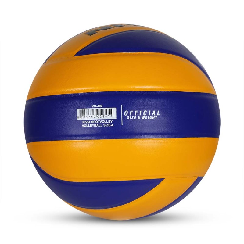 Nivia SpotVolley, As per VFI-Standards Leather Match Volleyball - Multicolor Nivia SpotVolley, As per VFI-Standards Leather Match Volleyball - Multicolor