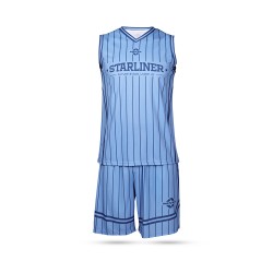 Nivia Starliner Basketball Jersey Set - Light Blue