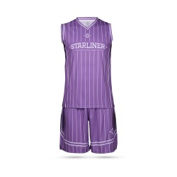 Nivia Starliner Basketball Jersey Set - Purple