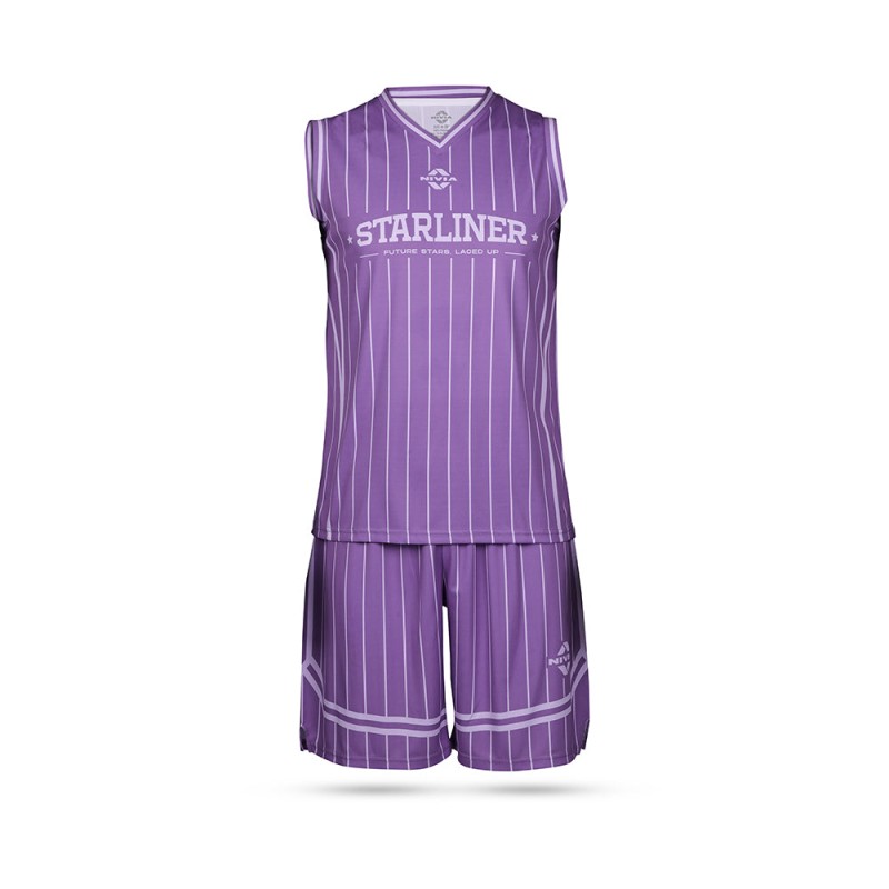 Nivia Starliner Basketball Jersey Set - Purple Nivia Starliner Basketball Jersey Set - Purple
