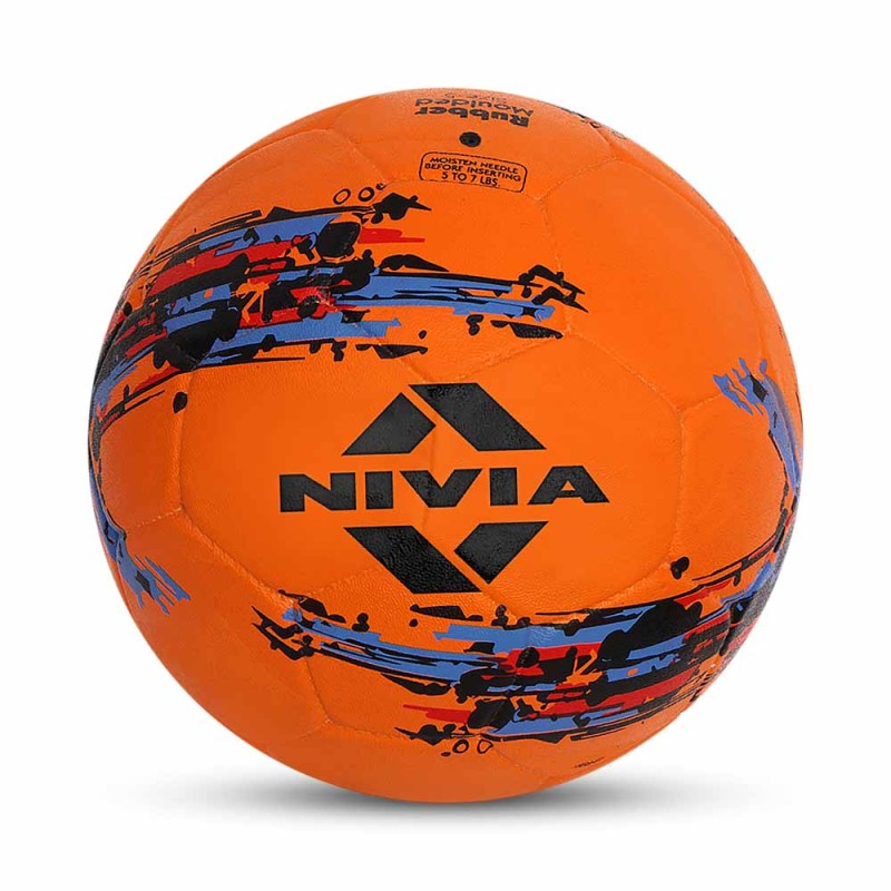 Nivia Storm 5 Hard Ground Training Football - Orange