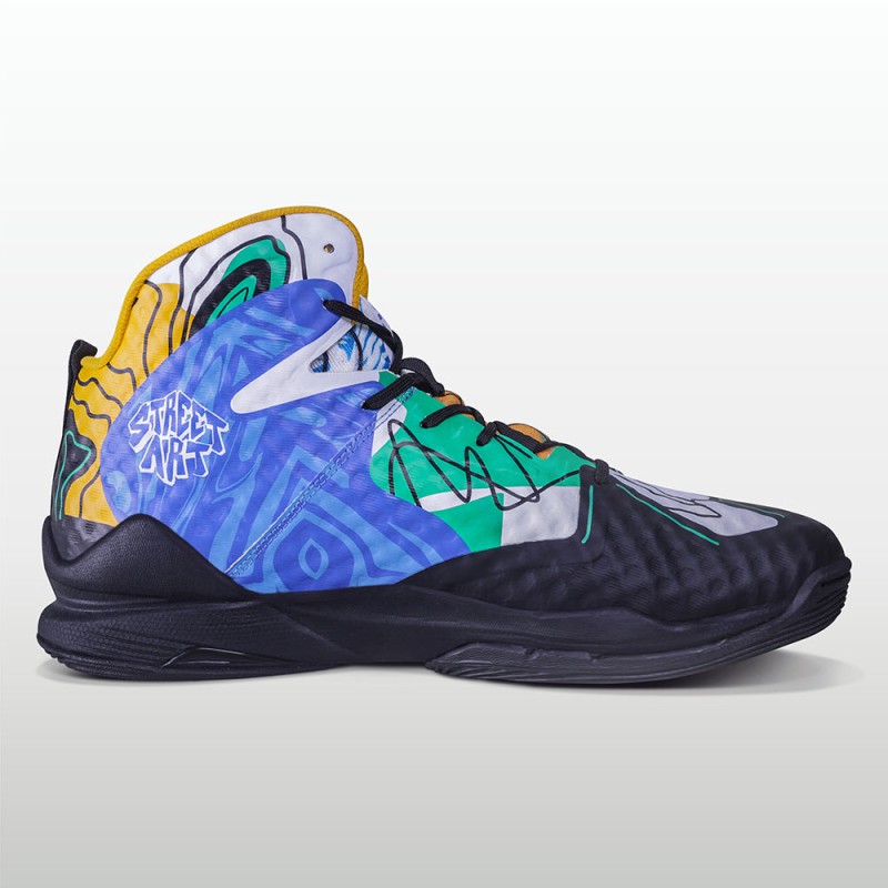 Nivia Street Art Basketball Shoes - Black/Gold Nivia Street Art Basketball Shoes - Black/Gold