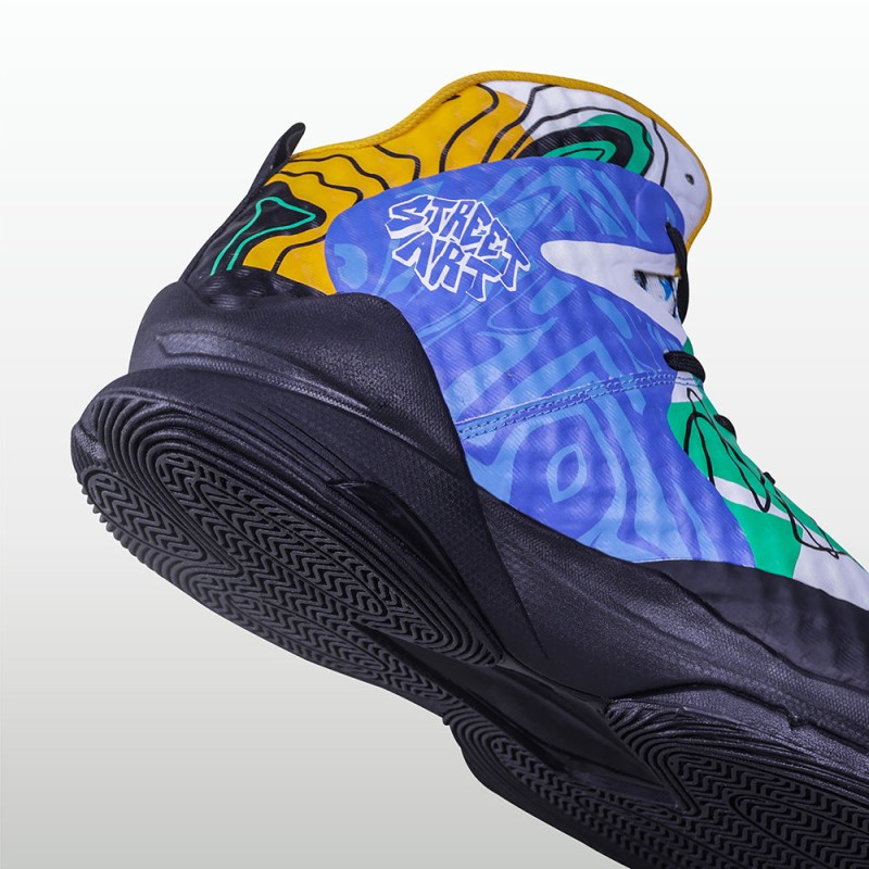 Nivia Street Art Basketball Shoes - Black/Gold Nivia Street Art Basketball Shoes - Black/Gold