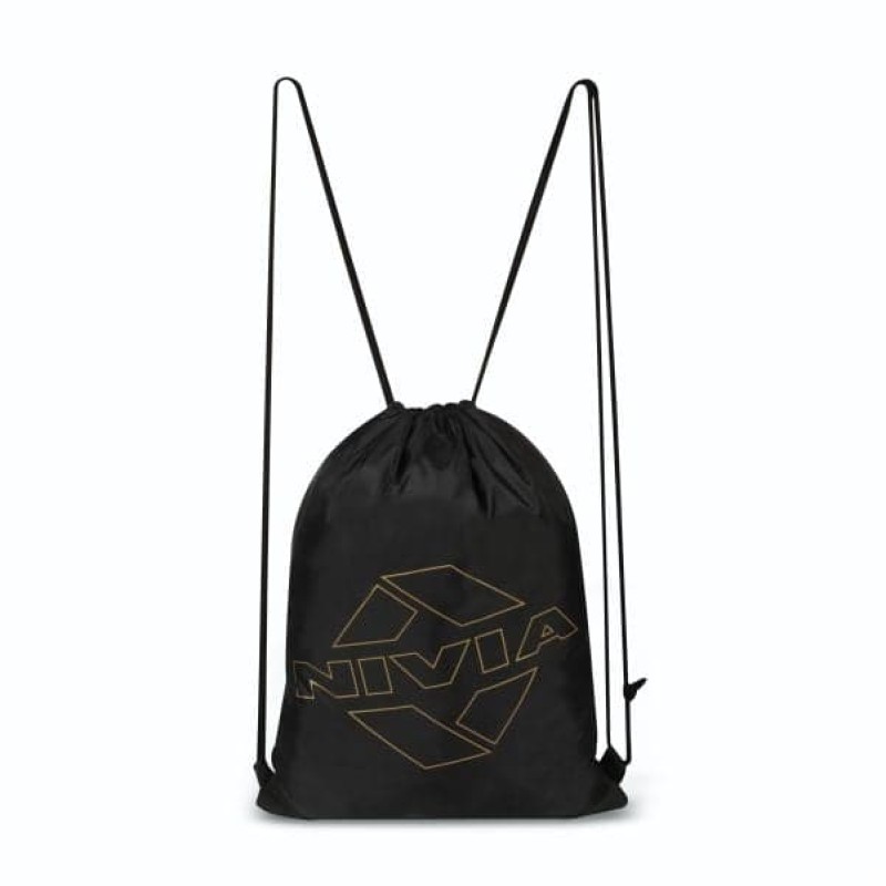 Nivia String Bag 2.0 - Black Gold Nivia String Bag 2.0 - Black Gold