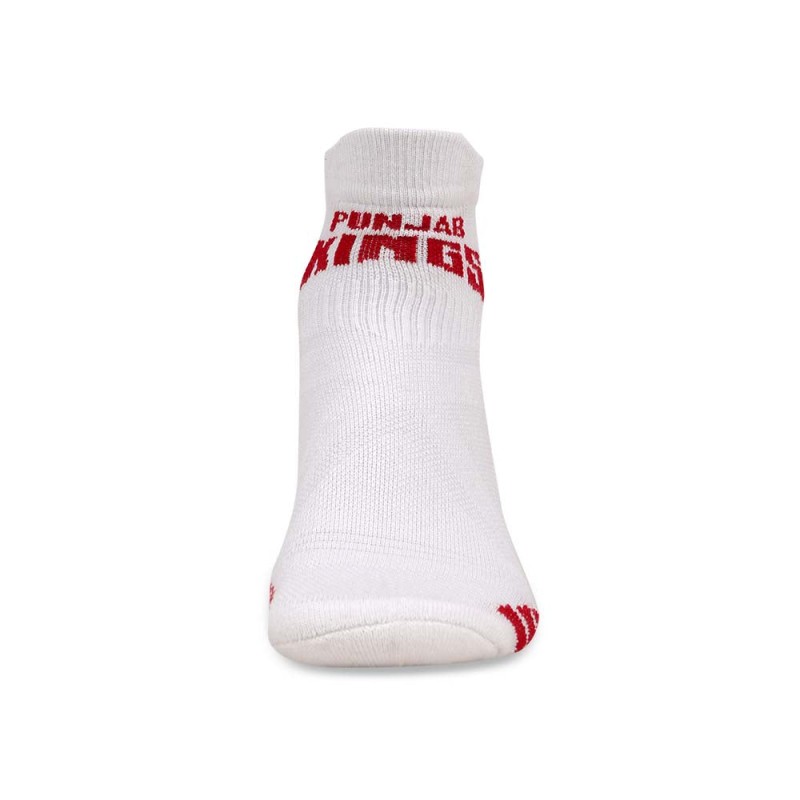 Nivia PUNJAB KINGS X NIVIA STRIPES 2.0 ANKLE SOCKS PACK OF 2 - Red/White Nivia PUNJAB KINGS X NIVIA STRIPES 2.0 ANKLE SOCKS PACK OF 2 - Red/White