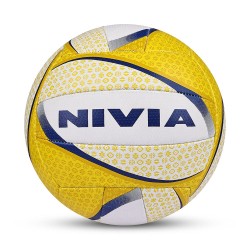Nivia Super Synthetic Hand-Stitched Rubber Training Volleyball - Multicolor