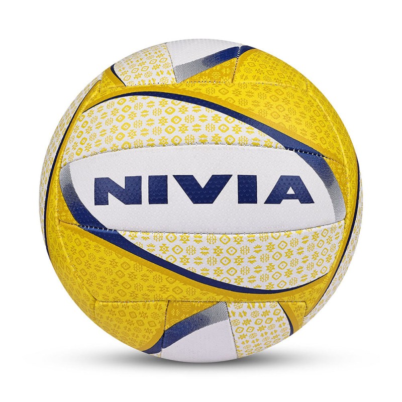 Nivia Super Synthetic Hand-Stitched Rubber Training Volleyball - Multicolor Nivia Super Synthetic Hand-Stitched Rubber Training Volleyball - Multicolor
