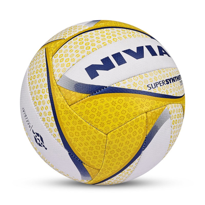 Nivia Super Synthetic Hand-Stitched Rubber Training Volleyball - Multicolor Nivia Super Synthetic Hand-Stitched Rubber Training Volleyball - Multicolor
