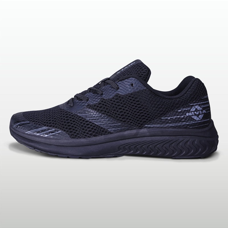 Nivia TFT Running Shoes - Black Nivia TFT Running Shoes - Black