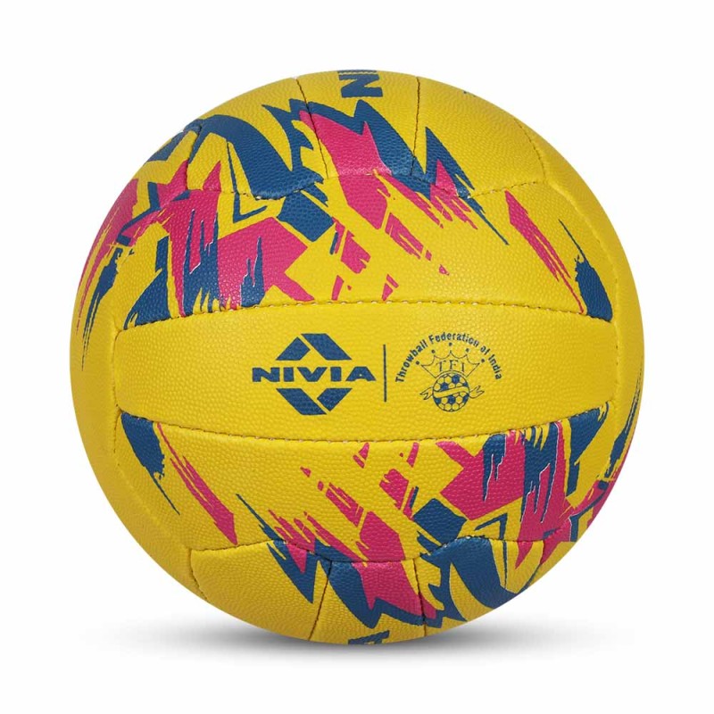 Nivia Men's Tournament Hand-Stitched Rubber Throwball - Multicolor Nivia Men's Tournament Hand-Stitched Rubber Throwball - Multicolor