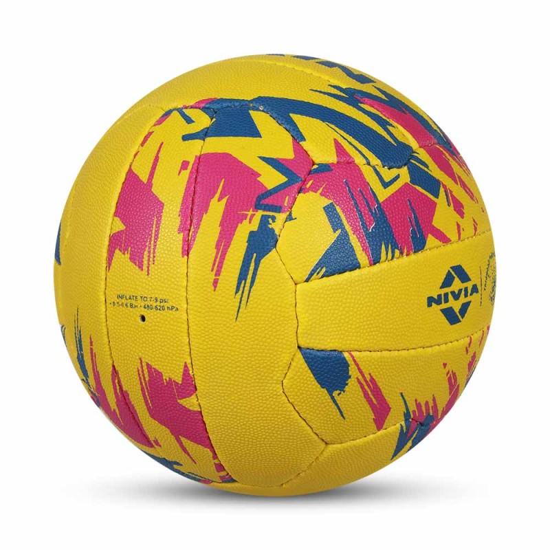 Nivia Men's Tournament Hand-Stitched Rubber Throwball - Multicolor Nivia Men's Tournament Hand-Stitched Rubber Throwball - Multicolor
