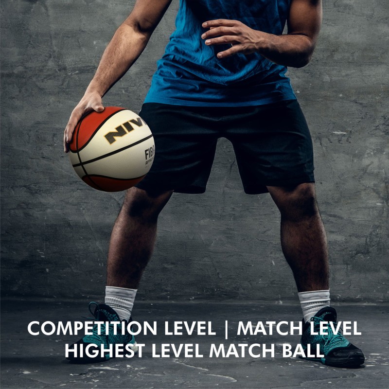 Nivia TopGrip 3.0 FIBA Level 2 Tournament Basketball - Multicolor Nivia TopGrip 3.0 FIBA Level 2 Tournament Basketball - Multicolor