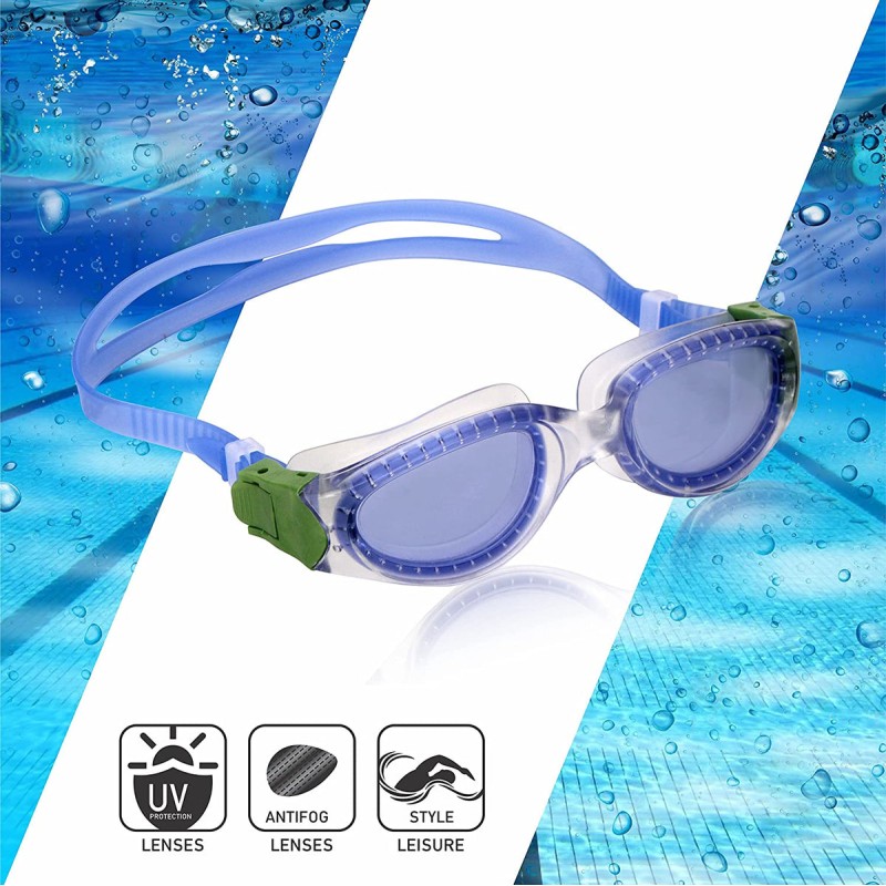 Nivia Uni-Pace Swimming Goggles - Blue