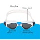 Nivia Unicore Junior Swimming Goggles - Multicolor