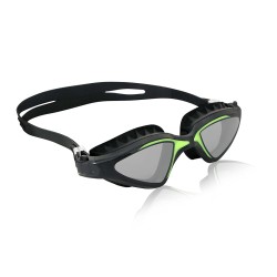 Nivia Unicore Swimming Goggles - Black/Green