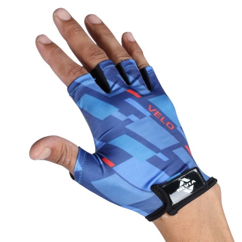 Nivia Velo Fitness Gloves - Blue