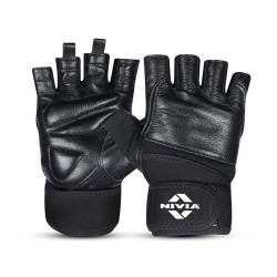 Nivia Venom Weightliftng Gloves - Black