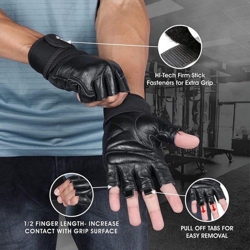 Nivia Venom Weightliftng Gloves - Black
