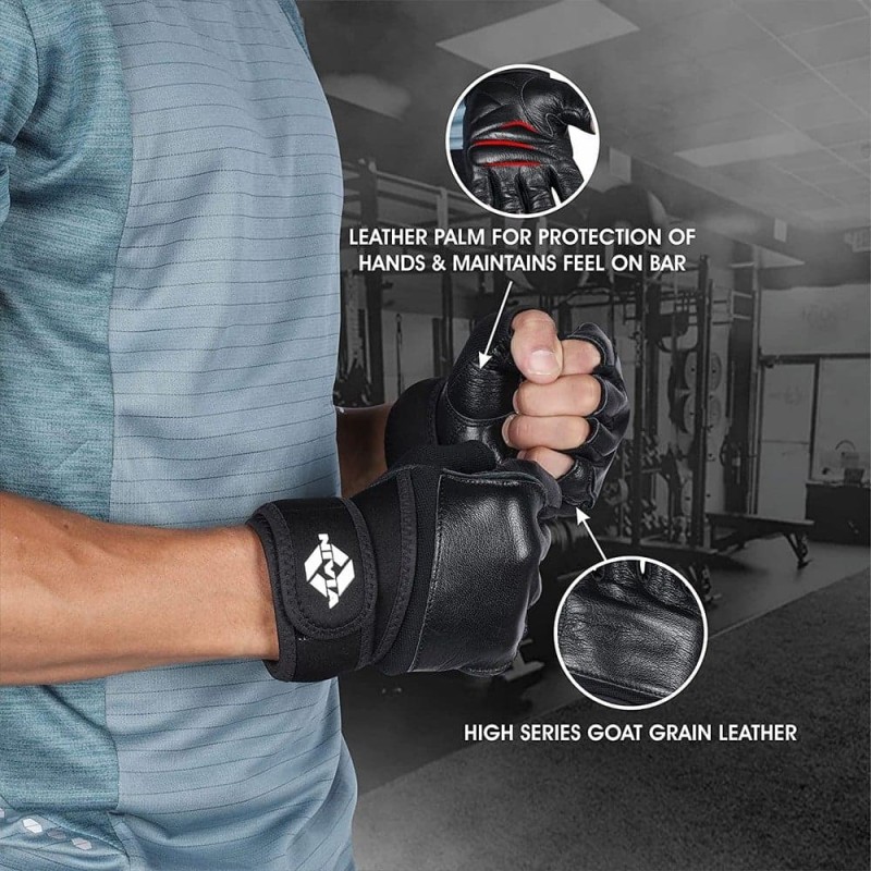 Nivia Venom Weightliftng Gloves - Black