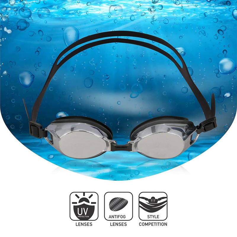 Nivia Vulcan Swimming Goggles - Multicolor