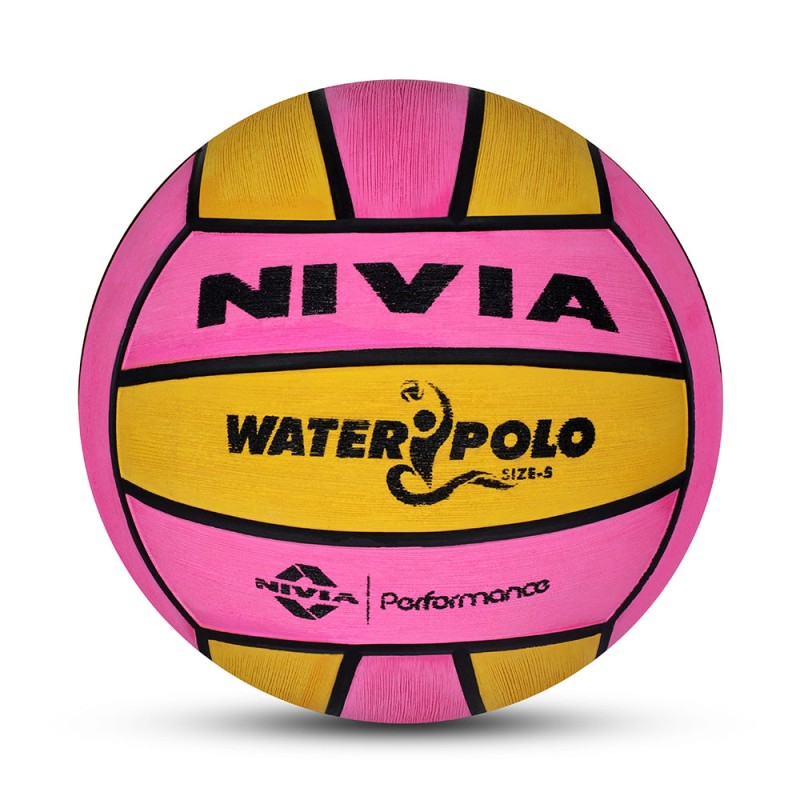 Nivia WATER POLO, Match Ball, 18 Panels, Durable Rubber Cover Molded with Smooth Surface Matt, Butyl Bladder, Match Ball Standard, Made for Tournaments , to Play on All Kind of Indoor & Outdoor Surfaces - Yellow Blue Nivia WATER POLO, Match Ball, 18 Panels, Durable Rubber Cover Molded with Smooth Surface Matt, Butyl Bladder, Match Ball Standard, Made for Tournaments , to Play on All Kind of Indoor & Outdoor Surfaces - Yellow Blue