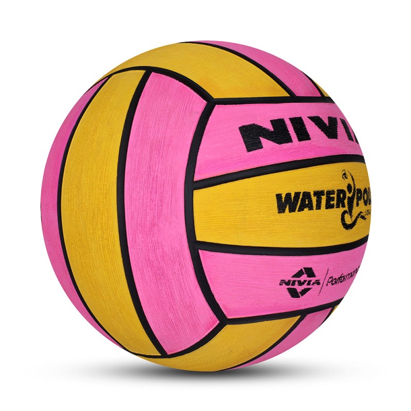 Nivia WATER POLO, Match Ball, 18 Panels, Durable Rubber Cover Molded with Smooth Surface Matt, Butyl Bladder, Match Ball Standard, Made for Tournaments , to Play on All Kind of Indoor & Outdoor Surfaces - Yellow Blue Nivia WATER POLO, Match Ball, 18 Panels, Durable Rubber Cover Molded with Smooth Surface Matt, Butyl Bladder, Match Ball Standard, Made for Tournaments , to Play on All Kind of Indoor & Outdoor Surfaces - Yellow Blue