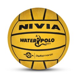 Nivia WATER POLO, Match Ball, 18 Panels, Durable Rubber Cover Molded with Smooth Surface Matt, Butyl Bladder, Match Ball Standard, Made for Tournaments , to Play on All Kind of Indoor & Outdoor Surfaces - Multicolor