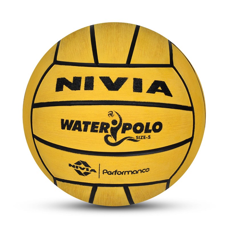 Nivia WATER POLO, Match Ball, 18 Panels, Durable Rubber Cover Molded with Smooth Surface Matt, Butyl Bladder, Match Ball Standard, Made for Tournaments , to Play on All Kind of Indoor & Outdoor Surfaces - Multicolor Nivia WATER POLO, Match Ball, 18 Panels, Durable Rubber Cover Molded with Smooth Surface Matt, Butyl Bladder, Match Ball Standard, Made for Tournaments , to Play on All Kind of Indoor & Outdoor Surfaces - Multicolor