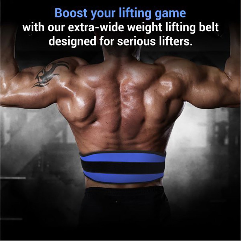 Nivia Weight Lifting Belt - Blue/Black