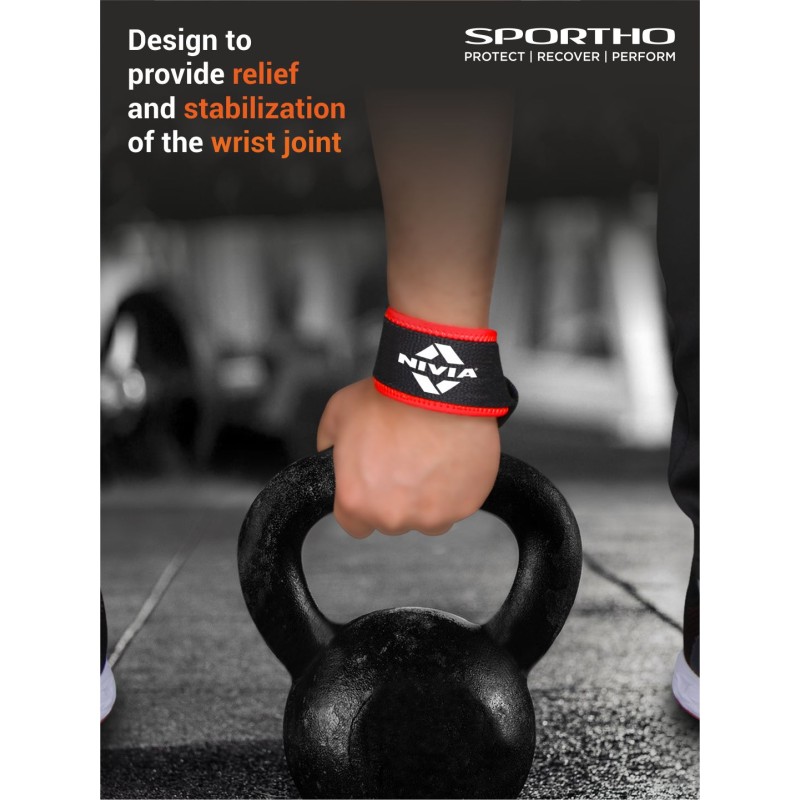 Nivia Weight Lifting - Bar Strap Basic for Gym & Training - Black Nivia Weight Lifting - Bar Strap Basic for Gym & Training - Black