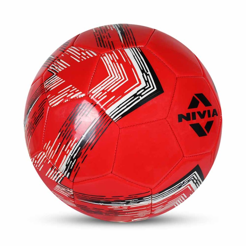Nivia World Fest Panel Training Football - Red Nivia World Fest Panel Training Football - Red