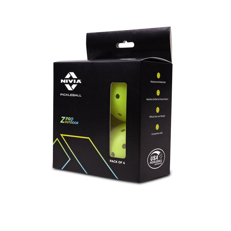 Nivia ZPRO PICKLEBALL (PACK OF 4) Nivia ZPRO PICKLEBALL (PACK OF 4)