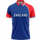 England Blue ODI World Cup 2007 Half Sleeves Cricket Fan Jersey - 100% Dryfit Polyester