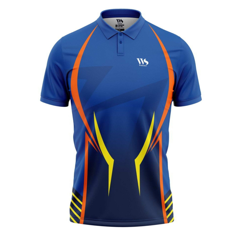 Whitedot Navy Splendor Cricket Fan Jersey Whitedot Navy Splendor Cricket Fan Jersey
