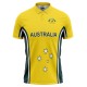 Australia Half Sleeves Cricket Fan Jersey - 100% Dryfit Polyester - With Name Personalization Australia Half Sleeves Cricket Fan Jersey - 100% Dryfit Polyester - With Name Personalization