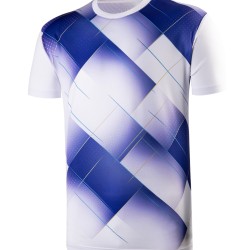 Whitedot Racket Racer Tech Badminton Tshirt - Stretchable 100% Dryfit Polyester Medium - 40