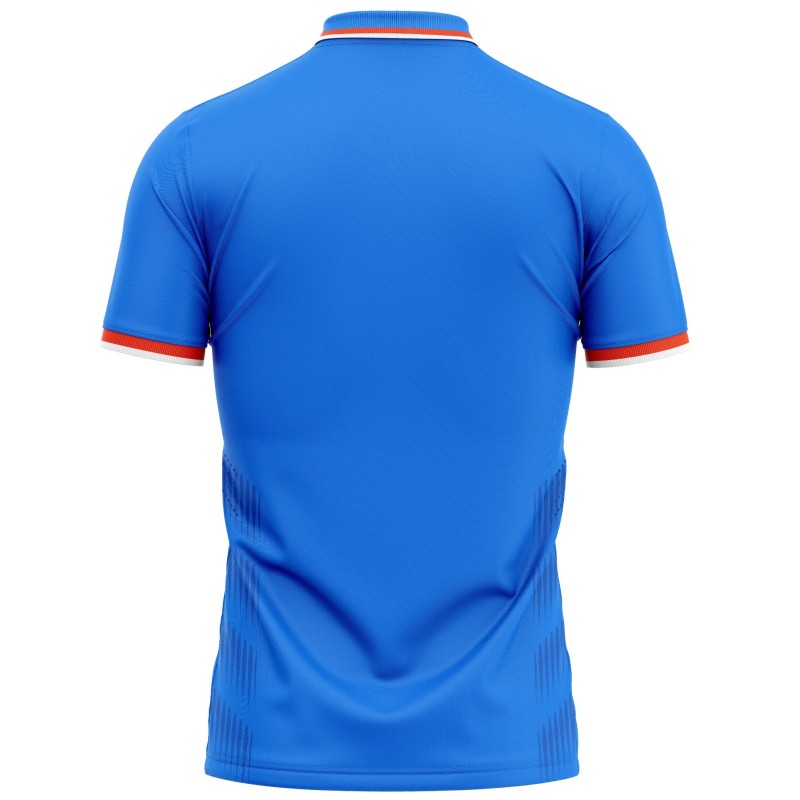 India ICC World Cup 2015 Half Sleeves Cricket Fan Jersey - 100% Dryfit Polyester - With Name Personalization India ICC World Cup 2015 Half Sleeves Cricket Fan Jersey - 100% Dryfit Polyester - With Name Personalization