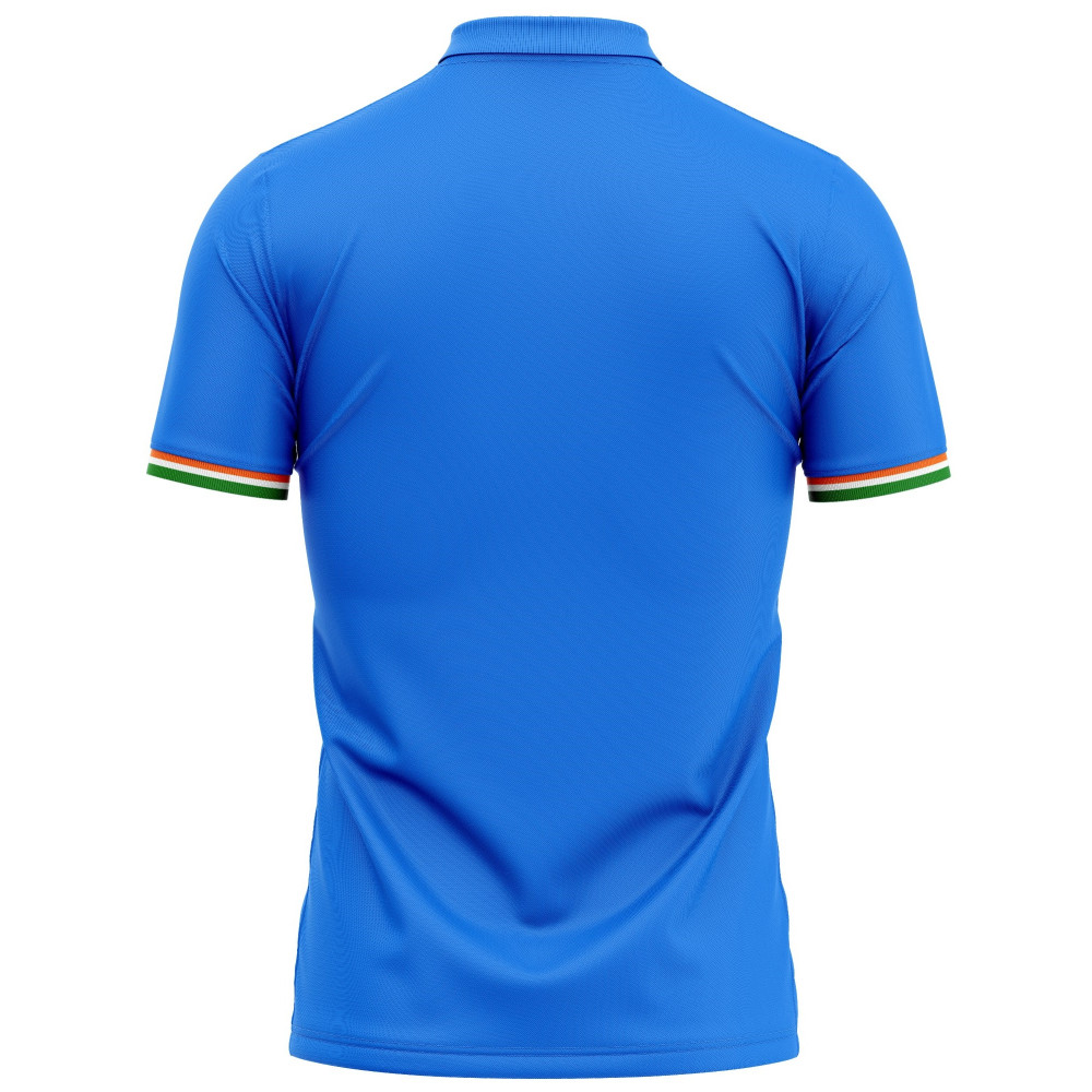 India ICC T20 World Cup 2016 Half Sleeves Cricket Fan Jersey - 100% Dryfit Polyester - With Name Personalization India ICC T20 World Cup 2016 Half Sleeves Cricket Fan Jersey - 100% Dryfit Polyester - With Name Personalization